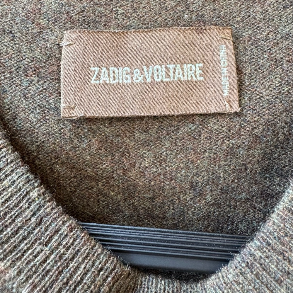 Zadig & Voltaire Cici Patch Sweater in Bronze - Picture 4 of 8